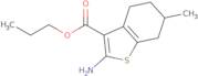 Propyl 2-amino-6-methyl-4,5,6,7-tetrahydro-1-benzothiophene-3-carboxylate