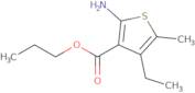 Propyl 2-amino-4-ethyl-5-methylthiophene-3-carboxylate