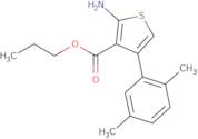 Propyl 2-amino-4-(2,5-dimethylphenyl)thiophene-3-carboxylate