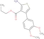 Propyl 2-amino-4-(3,4-dimethoxyphenyl)thiophene-3-carboxylate