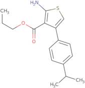 Propyl 2-amino-4-(4-isopropylphenyl)thiophene-3-carboxylate