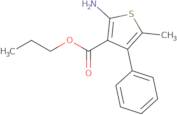 Propyl 2-amino-5-methyl-4-phenylthiophene-3-carboxylate