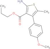 Propyl 2-amino-4-(4-methoxyphenyl)-5-methylthiophene-3-carboxylate