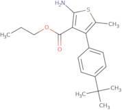 Propyl 2-amino-4-(4-tert-butylphenyl)-5-methylthiophene-3-carboxylate