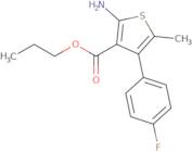 Propyl 2-amino-4-(4-fluorophenyl)-5-methylthiophene-3-carboxylate