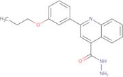 2-(3-Propoxyphenyl)quinoline-4-carbohydrazide