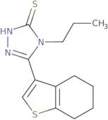 4-Propyl-5-(4,5,6,7-tetrahydro-1-benzothien-3-yl)-4H-1,2,4-triazole-3-thiol