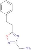 [5-(2-Phenylethyl)-1,2,4-oxadiazol-3-yl]methylamine