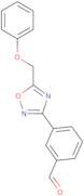 3-[5-(Phenoxymethyl)-1,2,4-oxadiazol-3-yl]benzaldehyde