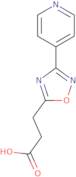 3-(3-Pyridin-4-yl-1,2,4-oxadiazol-5-yl)propanoic acid