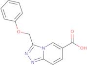 3-(Phenoxymethyl)[1,2,4]triazolo[4,3-a]pyridine-6-carboxylic acid