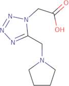 [5-(Pyrrolidin-1-ylmethyl)-1H-tetrazol-1-yl]acetic acid hydrochloride