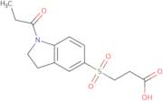 3-[(1-Propionyl-2,3-dihydro-1H-indol-5-yl)sulfonyl]propanoic acid