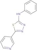 N-Phenyl-5-pyridin-3-yl-1,3,4-thiadiazol-2-amine