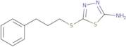 5-[(3-Phenylpropyl)thio]-1,3,4-thiadiazol-2-amine