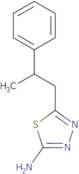 5-(2-Phenylpropyl)-1,3,4-thiadiazol-2-amine