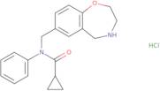 N-Phenyl-N-(2,3,4,5-tetrahydro-1,4-benzoxazepin-7-ylmethyl)cyclopropanecarboxamide hydrochloride