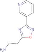 [2-(3-Pyridin-3-yl-1,2,4-oxadiazol-5-yl)ethyl]amine trifluoroacetate