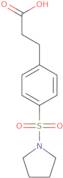 3-[4-(Pyrrolidin-1-ylsulfonyl)phenyl]propanoic acid