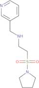 N-(Pyridin-3-ylmethyl)-2-(pyrrolidin-1-ylsulfonyl)ethanamine