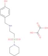 4-({[2-(Piperidin-1-ylsulfonyl)ethyl]amino}methyl)phenol oxalate