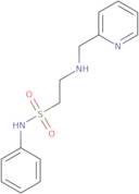 N-Phenyl-2-[(pyridin-2-ylmethyl)amino]ethanesulfonamide