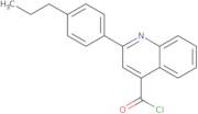 2-(4-Propylphenyl)quinoline-4-carbonyl chloride