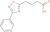 4-(3-Pyridin-3-yl-1,2,4-oxadiazol-5-yl)butanoic acid