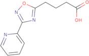 4-(3-Pyridin-2-yl-1,2,4-oxadiazol-5-yl)butanoic acid