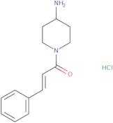 1-[(2E)-3-Phenylprop-2-enoyl]piperidin-4-amine hydrochloride