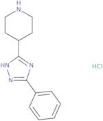 4-(3-Phenyl-1H-1,2,4-triazol-5-yl)piperidine hydrochloride