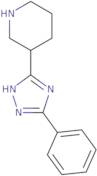 3-(3-Phenyl-1H-1,2,4-triazol-5-yl)piperidine hydrochloride