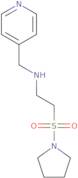 N-(Pyridin-4-ylmethyl)-2-(pyrrolidin-1-ylsulfonyl)ethanamine