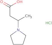 3-Pyrrolidin-1-ylbutanoic acid hydrochloride