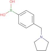 [4-(Pyrrolidin-1-ylmethyl)phenyl]boronic acid hydrochloride