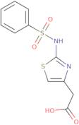 {2-[(Phenylsulfonyl)amino]-1,3-thiazol-4-yl}acetic acid