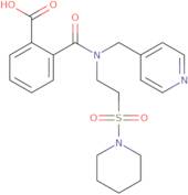 2-{[[2-(Piperidin-1-ylsulfonyl)ethyl](pyridin-4-ylmethyl)amino]carbonyl}benzoic acid