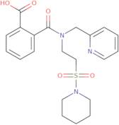 2-{[[2-(Piperidin-1-ylsulfonyl)ethyl](pyridin-2-ylmethyl)amino]carbonyl}benzoic acid