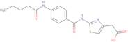(2-{[4-(Pentanoylamino)benzoyl]amino}-1,3-thiazol-4-yl)acetic acid