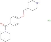 1-[4-(Piperidin-4-ylmethoxy)benzoyl]piperidine hydrochloride