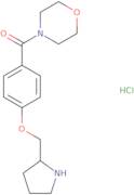 4-[4-(Pyrrolidin-2-ylmethoxy)benzoyl]morpholine hydrochloride