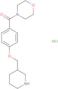 4-[4-(Piperidin-3-ylmethoxy)benzoyl]morpholine hydrochloride