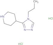 4-(4-Propyl-4H-1,2,4-triazol-3-yl)piperidine dihydrochloride