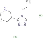 3-(4-Propyl-4H-1,2,4-triazol-3-yl)piperidine dihydrochloride