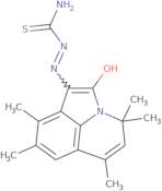 (1E)-4,4,6,8,9-Pentamethyl-4H-pyrrolo[3,2,1-ij]quinoline-1,2-dione 1-thiosemicarbazone