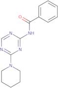 N-(4-Piperidin-1-yl-1,3,5-triazin-2-yl)benzamide