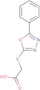 [(5-Phenyl-1,3,4-oxadiazol-2-yl)thio]acetic acid
