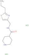 N-[(2-Propyl-1,3-thiazol-4-yl)methyl]piperidine-4-carboxamide dihydrochloride