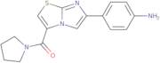 {4-[3-(Pyrrolidin-1-ylcarbonyl)imidazo[2,1-b][1,3]thiazol-6-yl]phenyl}amine