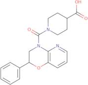 1-[(2-Phenyl-2,3-dihydro-4H-pyrido[3,2-b][1,4]oxazin-4-yl)carbonyl]piperidine-4-carboxylic acid